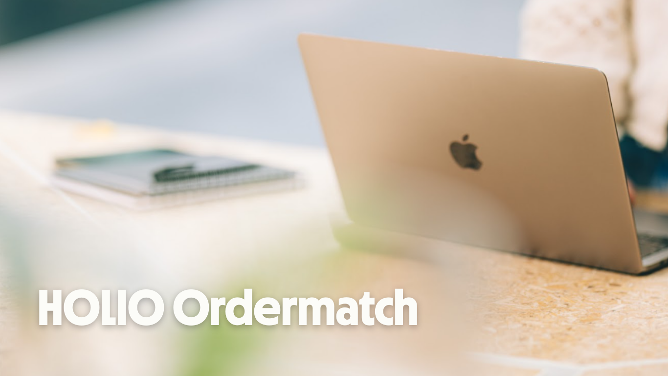 Blog post: Holio Ordermatch for Business NXT